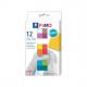 Modelliermasse-Set SOFT "Pastel", 12er Set 8023 C12-1