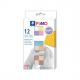 Modelliermasse-Set SOFT "Pastel", 12er Set 8023 C12-1