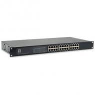 Levelone switch 24x ge gep-2421w150         19" 150w 24xpoe (gep-2421w150)