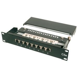 10" Patch Panel, Kat. 5e, geschirmt, 8 Port DN-91512S