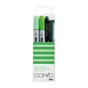 Marker ciao, 4er Set "Doodle Pack Green" 22075644