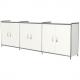 Sideboard ARTLINE, 2 Fächer, weiß 13791713