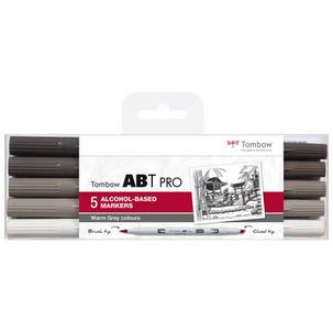 Marker ABT PRO, 5er Set Warm Grey Colors ABTP-5P-3