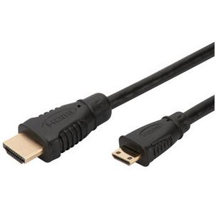 Anschlusskabel High Speed, HDMI-A Stecker - Mini HDMI-C Stecker AK-330106-030-S