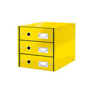 Schubladenbox Click & Store WOW, gelb 6048-00-16