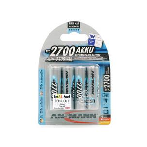 NiMH Mignon (AA) Akkus, 2700 mAh, 4 Stück 5030842