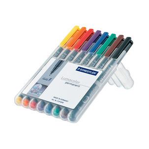 Permanent-Marker Lumocolor, 8er Etui 317 WP8