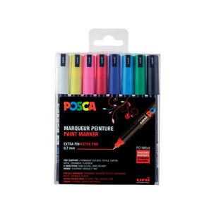 Pigmentmarker POSCA PC-1MR, 8er Box PC1MR/8A ASS18