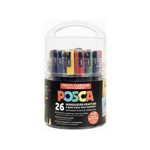Pigmentmarker POSCA, Pack XL Classique  POSCA/20+6 001