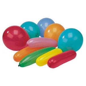 Symbolbild: Luftballons, verschiedene Farben und Formen 18651