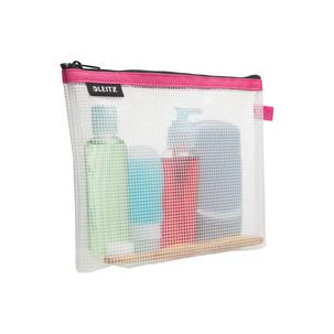 Symbolbild: Kosmetiktasche WOW Traveller, transparent / pink 4014-00-23