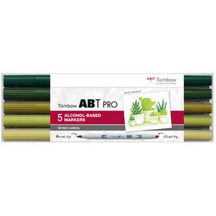 Marker ABT PRO, 5er Set Green Colors ABTP-5P-6