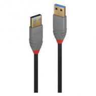 Lindy usb 3.2 kabel typ a / a anthra line m / m 2m (36752)