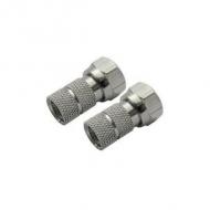 Schwaiger f-stecker 6,5mm, 8er set silber (fst6508531)