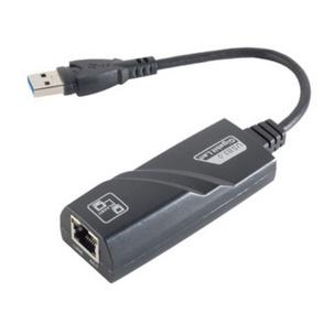 USB Adapter, USB 3.0 A-Stecker - RJ45 Ethernet Kupplung BS13-50019