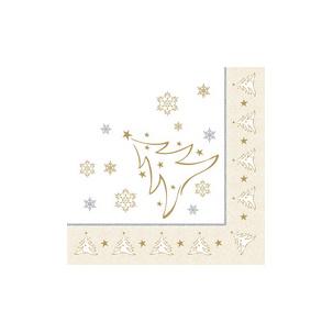 Weihnachts-Motivservietten "X-Mas Elegance", gold 87104