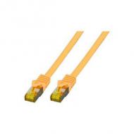 Efb rj45 patchkabel s/ftp,cat.6a,lszh,cat.7 rohk.,10m,gelb (mk7001.10y)