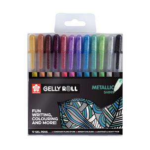 Gel-Tintenroller Gelly Roll Metallic, 12er Set POXPGBMET12