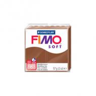 FIMO SOFT Modelliermasse, ofenhärtend, limone, 57 g öfenhärtend in 30 Minuten bei 110 Grad, weich und soft, sofort modellierfähig, leicht zu mischen alblock in 8 Portionen unterteilt, Maße: (B)55 x (T)15 x (H)55 mm (8020-10)