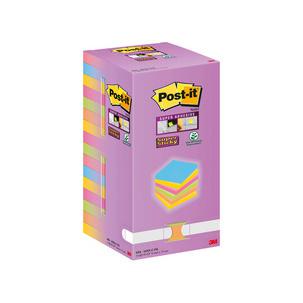 Symbolbild: Haftnotizen Super Sticky Notes - Color Tower (76 x 76 mm) 655-16SS-COL