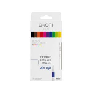 Fineliner EMOTT, 10er Set "Essential Colors" PEMSY/10 01