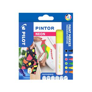 Pigmentmarker PINTOR, 6er set "NEON" 572480