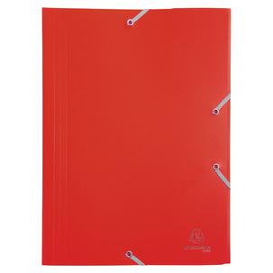 Eckspannermappe PP, DIN A4, rot 55905E