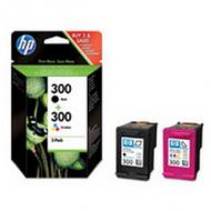 Hewlett Packard Tinte CN637EE (Nr. 300) cyan / magenta / gelb / schwarz Multipa (CN637EE)