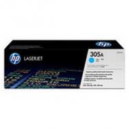 hp Toner hp 305A für hp Color LaserJet Pro M451dn, cyan Kapazität: ca. 2.600 Seiten für: LaserJet Pro MFP M451dn / M451DW / M451NW / M475DN / M475DW /  LaserJet Pro 300 / 400 (CE411A  /  hp 305A)