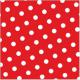 Motivservietten "Dots" fuchsia 82756