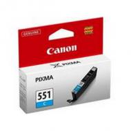 Canon Tinte für Canon Pixma IP7250, cyan Inhalt: 7 ml (CLI-551C / 6509B001) Pixma IP8750 / IX6850 / MG5450 / MG5550 / MG6350 / MG6350S / MG6450 /  MG7150 / MX725 / MX925