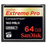 SANDISK Extreme PRO 64GB CompactFlash Card UDMA7 VPG65 160MB / s lesen / 150MB / s schreiben (SDCFXPS-064G-X46)