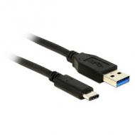 DELOCK Kabel USB 3.1 Gen 2 USB A Stecker USB Type-C Stecker 0,5 m schwarz (83869)