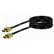 Schwaiger hdmi-kabel 2,5m slim vergoldet (hdmsl25531)