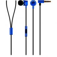Schwaiger headset in-ear "eckig", metall, blau (kh410b531)