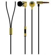 Schwaiger headset in-ear "eckig", metall, gold (kh410g531)