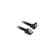Sharkoon kabel   sata iii 90° sleeve  0,45m         schwarz (4044951016495)