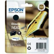 EPSON Tinte Einzelpack schwarz 16XL DURABrite Ultra (C13T16314010)